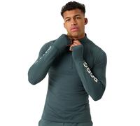 T-shirt da tennis da uomo Björn Borg Midlayer Half Zip - urban chic - Verde (M)