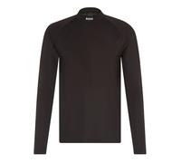 BOSS T-shirt dinamica slim fit in piqué elasticizzato - Style Tock Active, 50544504 Nero M