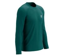 T-shirt da tennis da uomo Compressport Performance Long Sleeve - Turchese (XXL)