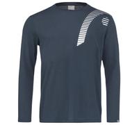 T-shirt da tennis da uomo Head Club 21 Cliff Long Sleeve - Blu (XL)