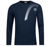 T-shirt da tennis da uomo Head Club 21 Cliff LS M - Blu (XL)