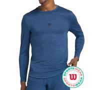 T-shirt da tennis da uomo Wilson Everyday Performance Long Sleeve - court blue - Blu (L)