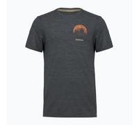 T-shirt da trekking Smartwool Men's Lunar Bear Active Short Sleeve (CHARCOAL HEATHER) Uomo L