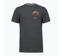 T-shirt da trekking Smartwool Men's Lunar Bear Active Short Sleeve (CHARCOAL HEATHER) Uomo M
