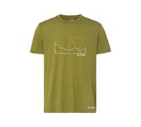T-shirt da trekking Vaude Men's Tekoa Wool T-Shirt (Dark leaf) Uomo XL
