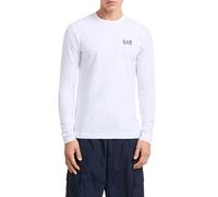 T-Shirt da Uomo a Maniche Lunghe Core Identity Bianco Taglia M Codice 8NPT28P...
