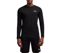 EA7 Emporio Armani Maglietta nero / bianco, Taglia L