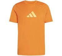 T-shirt da uomo Adidas Category Graphic - orange - Arancione (XL)