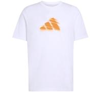 adidas performance - Tennis - T-shirt bianca con grafica "Clay is not"-Bianco 2XL