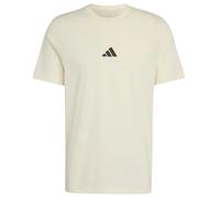 T-shirt da uomo Adidas US Graphic - cream white - Nero (S)