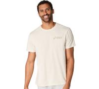 T-shirt da uomo Asics Chest Logo Short Sleeve - birch/khaki - Beige (XXL)