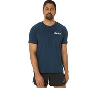 T-shirt da uomo Asics Chest Logo Short Sleeve - french blue/briliant white - Blu (S)