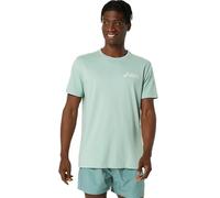 T-shirt da uomo Asics Chest Logo Short Sleeve T-Shirt - Menta (S)