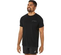 T-shirt da uomo Asics Chest Logo Short Sleeve T-Shirt - performance black/graphite grey - Nero (M)
