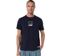 ASICS Court Core Graphic Maglietta Uomini - blu scuro