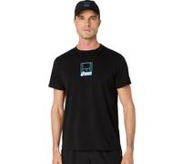 T-shirt da uomo Asics Court Core Graphic - performance black - Nero (XXL)