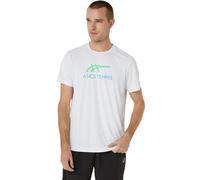 T-shirt da uomo Asics Court Graphic - Bianco (L)