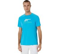 T-shirt da uomo Asics Court Graphic - Blu (M)