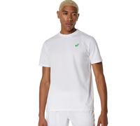 T-shirt da uomo Asics Court Graphic Short Sleeve - Bianco (M)