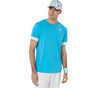 T-shirt da uomo Asics Court Short Sleeve - Blu (S)