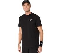 T-shirt da uomo Asics Court Short Sleeve - performance black - Nero (XXL)