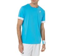T-shirt da uomo Asics Court Short Sleeve - Blu M