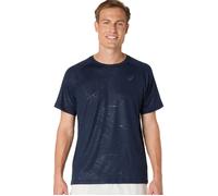 T-shirt da uomo Asics Game All Over Print Short Sleeve - midnight - Blu (M)