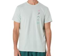 T-shirt da uomo Asics Game Seasonal Graphic - cold moss - Verde (S)