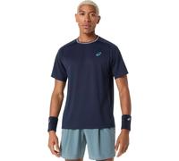 T-shirt da uomo Asics Game Short Sleeve Top - midnight - Blu (XL)