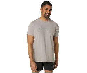T-shirt da uomo Asics Logo Short Sleeve - Beige (M)