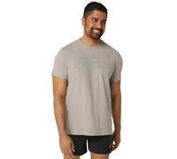 T-shirt da uomo Asics Logo Short Sleeve - Beige (S)