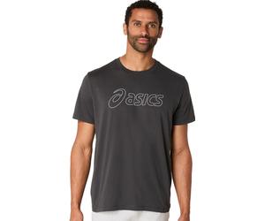 T-shirt da uomo Asics Logo Short Sleeve - graphite grey - Grigio (L)