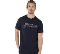 T-shirt da uomo Asics Logo Short Sleeve - midnight/birch - Blu (XL)