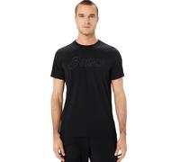 T-shirt da uomo Asics Logo Short Sleeve T-Shirt - performance black/graphite grey - Nero (M)