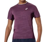 T-shirt da uomo Asics Match Jacquard - dark aubergine - Viola (S)