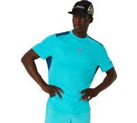 Asics Padel Court M - maglia padel - uomo XL Light Blue/Dark Blue man Recycled Polyester