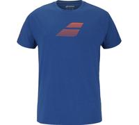 T-shirt da uomo Babolat Exercise Big Flag - Blu (M)