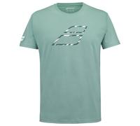 T-shirt da uomo Babolat Exercise Big Flag Tee Men - trellis - Verde (S)