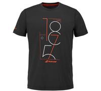 Babolat Exercise Graphic Short Sleeve T-shirt Nero L Uomo