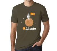 T-shirt da uomo Bitcoin Astronaut Hodl Btc - Bitcoin Astronaut Hodl Btc - T-shirt grafica eco-responsabile Regalo vintage novità Stile Astronauta Visionario - Indossa questa t-shirt e mostra al mondo