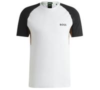 T-shirt da uomo BOSS Active Colour Blocked - Bianco (XL)