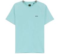 BOSS T-shirt dinamica in tessuto traspirante con goffratura a pallina da tennis - Style TS_TOC Game 1, 50564766 Celeste XL
