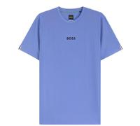 BOSS Active T-shirt slim fit con righe jacquard e logo stampato - Style TS_TOC Serve 1, 50559199 Celeste M
