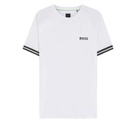 BOSS Active T-shirt slim fit con goffratura a pallina da tennis - Style TS_TOC Serve 2, 50559207 Bianco S