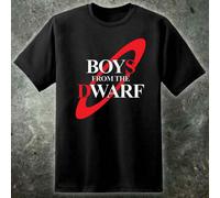 T-Shirt Da Uomo Boys From The Dwarf Dave Lister Kryten Cat Rimmer
