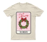 T-shirt da uomo Circle Of Blessings The Wreath Christmas Wreath Holidays...