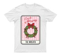 T-shirt da uomo Circle Of Blessings The Wreath Christmas Wreath Holidays...