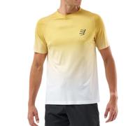 T-shirt da uomo Compressport Performance Short Sleeve - ceylon yellow/grey - Multicolore (L)