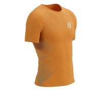 T-shirt da uomo Compressport Performance SS - autumn glory/hawaiian ocean - Arancione (XL)