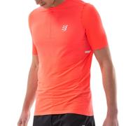 T-shirt da uomo Compressport Pro Racing Short Sleeve - fluo red - Arancione (L)